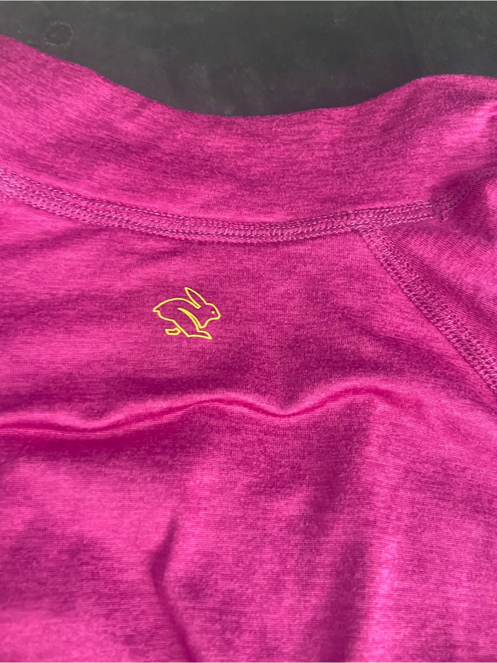 Women’s EZ 1/4-Zip Long Sleeve Top - Fuchsia Pink (cactus flower) - Picture 8 of 8